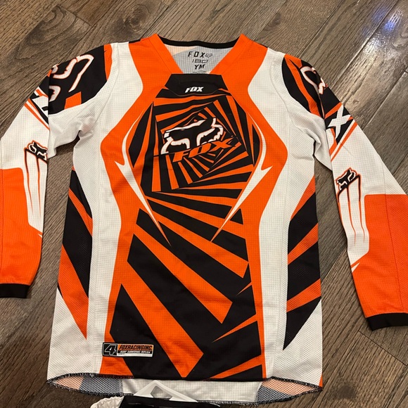 Fox Youth Orange and Black Racing/ Motocross Jersey and Pants - Great Shape! - Picture 2 of 10